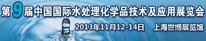 2013第九屆中國國際水處理化學(xué)品技術(shù)及應(yīng)用展覽會